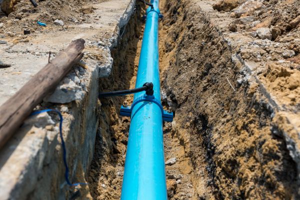 Water Main Installation in Bentonville
