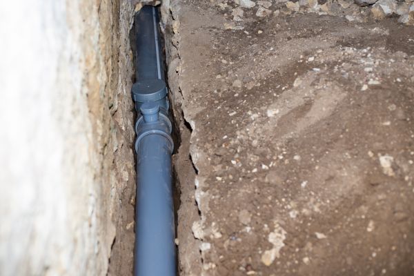 Drain Pipe Installation in Bentonville