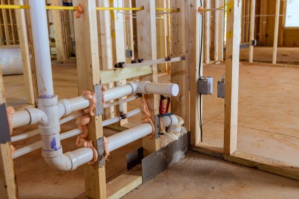 Rough Plumbing Installation in Bentonville