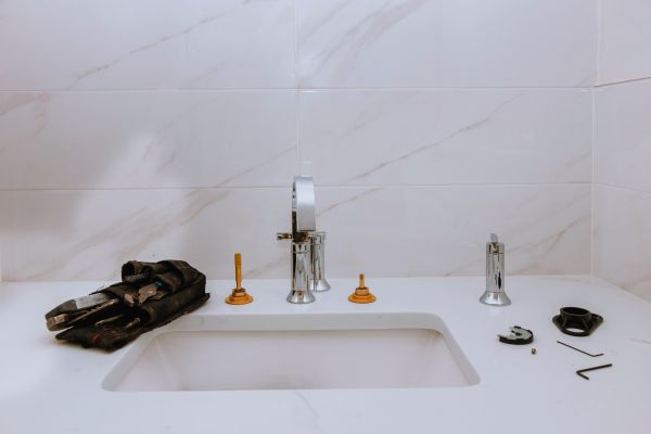 Porcelain Sink Installation in Bentonville