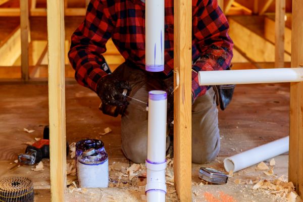 PVC Piping Installation in Bentonville